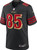 Men’s San Francisco 49ers George Kittle Nike Black 2025 Rivalries Collection Game Jersey