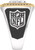 Pittsburg Steelers Fan 1/2 CTTW Diamond Two-Tone Yellow Gold and Sterling Silver Ring