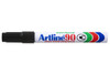 Artline 90 Permanent Marker 5mm Chisel Nib Black BOX12 109001