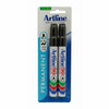 Artline 90 Permanent Marker 5mm Chisel Nib Black 2Pack X CARTON of 6 109067