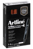 Artline Supreme Permanent Marker Chisel Brown BOX12 109112