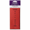 Crystalfile Inserts A-Z Red Pack 60 X CARTON of 25 111541C