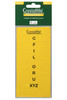 Crystalfile Inserts A-Z Yellow Pack 60 X CARTON of 25 111544C