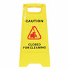 Cleanlink Safety Sign Closed For Cleaning Yellow 12052