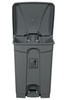 Cleanlink Rubbish Bin With Pedal Lid 45 Litre Grey 12059