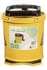 Cleanlink Heavy Duty Mop Bucket Plastic Wringer 16 Litre Yellow 12118