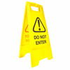 Cleanlink Safety Sign Do Not Enter Yellow 12161
