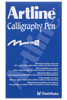 Artline 993 Calligraphy Marker Metallic 2.5mm Assorted BOX12 1243050