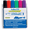 Artline 579 Whiteboard Marker 5mm Chisel Nib Assorted Wallet6 157946