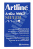 Artline 999 Metallic Permanent Marker 0.8mm Plastic Nib Silver BOX12 199932