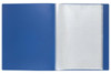 Marbig Non-Refillable Display Book 20 Pocket Insert Cover Blue X CARTON of 80 2003701