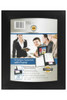 Marbig Professional Refillable Display Book 20 Pocket With Frame Black X CARTON of 12 2003702