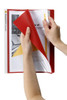 Marbig Non-Refillable Display Book 20 Pocket Insert Cover Red X CARTON of 10 2003703