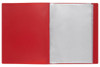 Marbig Non-Refillable Display Book 20 Pocket Insert Cover Red X CARTON of 10 2003703