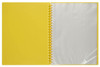Marbig Refillable Display Book 20 Pocket Yellow X CARTON of 12 2007005