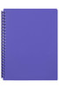 Marbig Refillable Display Book 20 Pocket Purple X CARTON of 12 2007019