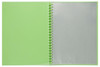 Marbig Refillable Display Book 20 Pocket Lime X CARTON of 12 2007304