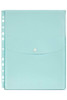 Marbig Binder Wallet A4 Top Open Pastel Blue X CARTON of 12 2025891