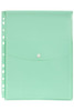 Marbig Binder Wallet A4 Top Open Pastel Green X CARTON of 12 2025892