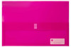Marbig Polypick Foolscap Document Wallet Pink X CARTON of 12 2310009