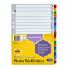 Marbig Indices and Dividers A-Z Tab Reinforced A4 Colour X CARTON of 10 35024F