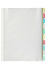 Marbig Indices and Dividers 10 Tab Pp A4 Clear Pockets X CARTON of 35081