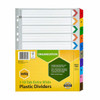 Marbig Indices and Dividers 1-10 Tab Manilla A4 Extra Wide X CARTON of 10 36250F