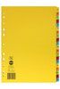 Marbig Indices and Dividers A-Z Tab Manilla A4 Brights X CARTON of 25 37150F