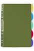 Marbig Professional Indices and Dividers 5 Tab Pp A4 Multi Coloured X CARTON of 10 37835