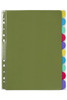 Marbig Professional Indices and Dividers 10 Tab Pp A4 Extra Wide X CARTON of 37840