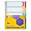 Marbig Indices and Dividers 5 Tab Reinforced A3 Portrait 38605F