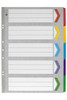 Marbig Indices and Dividers 5 Tab Reinforced A3 Portrait 38605F