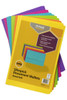 Marbig Slimpick Foolscap Document Wallet Brights Assorted Pack10 X CARTON of 5 4004399