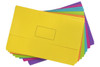 Marbig Slimpick Foolscap Document Wallet Brights Assorted Pack10 X CARTON of 5 4004399