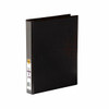 Marbig Clearview Insert Binder A4 25mm 4d Black X CARTON of 20 5404002B