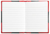 Spirax Casebound Notebook A7 Black And Red X CARTON of 5 56521