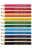 columbia Coloursketch Colour Pencil Round Half Length Pack12 X CARTON of 10 620012ASS
