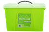 Crystalfile Carry Case Clear Lid/Lime Base X CARTON of 6 8007704A