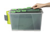 Crystalfile Carry Case 18 Litre Lime Lid/Clear Base X CARTON of 6 8007804