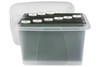 Crystalfile Porta Box32 Litre With Files Clear X CARTON of 6 8008414