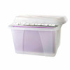 Crystalfile Porta Box32 Litre With Files Clear X CARTON of 6 8008414