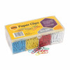 Marbig Paper Clips Assorted Colours Box800 VinYellow Coated X CARTON of 6 975262