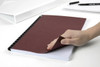 GBC Binding Cover A4 L/Grain Maroon Pack100 BCL300M100