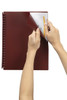 Marbig Premium Refillable Display Book A4 20 Pocket Burgundy OTW82BG