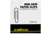 Celco Paper Clips 33mm BOX10 0205940