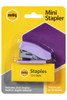 Marbig Mini Stapler W/Staples Pastel Purple X CARTON of 12 975428PAPE