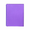Marbig Refillable Display Book 20 Pocket Insert Cover Purple X CARTON of 12 2008619