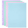 Marbig Soft Touch Binder Display Book A4 10 Pocket Pastel Assorted X CARTON of 24 2300598