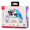 PowerA Enhanced Wired Controller Master Sword for Nintendo Switch, model 1526548-01, featuring iconic design.