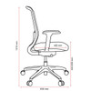 Buro Elan Ergonomic Chair Black Mesh With Arms : 159A-M3 